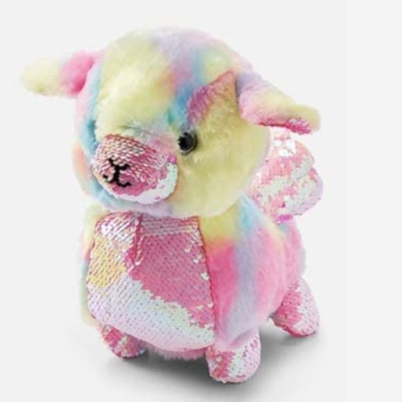 NEW Justice 10" Flip sequin Plush Llamacorn Stuffed Animal - Picture 1 of 1